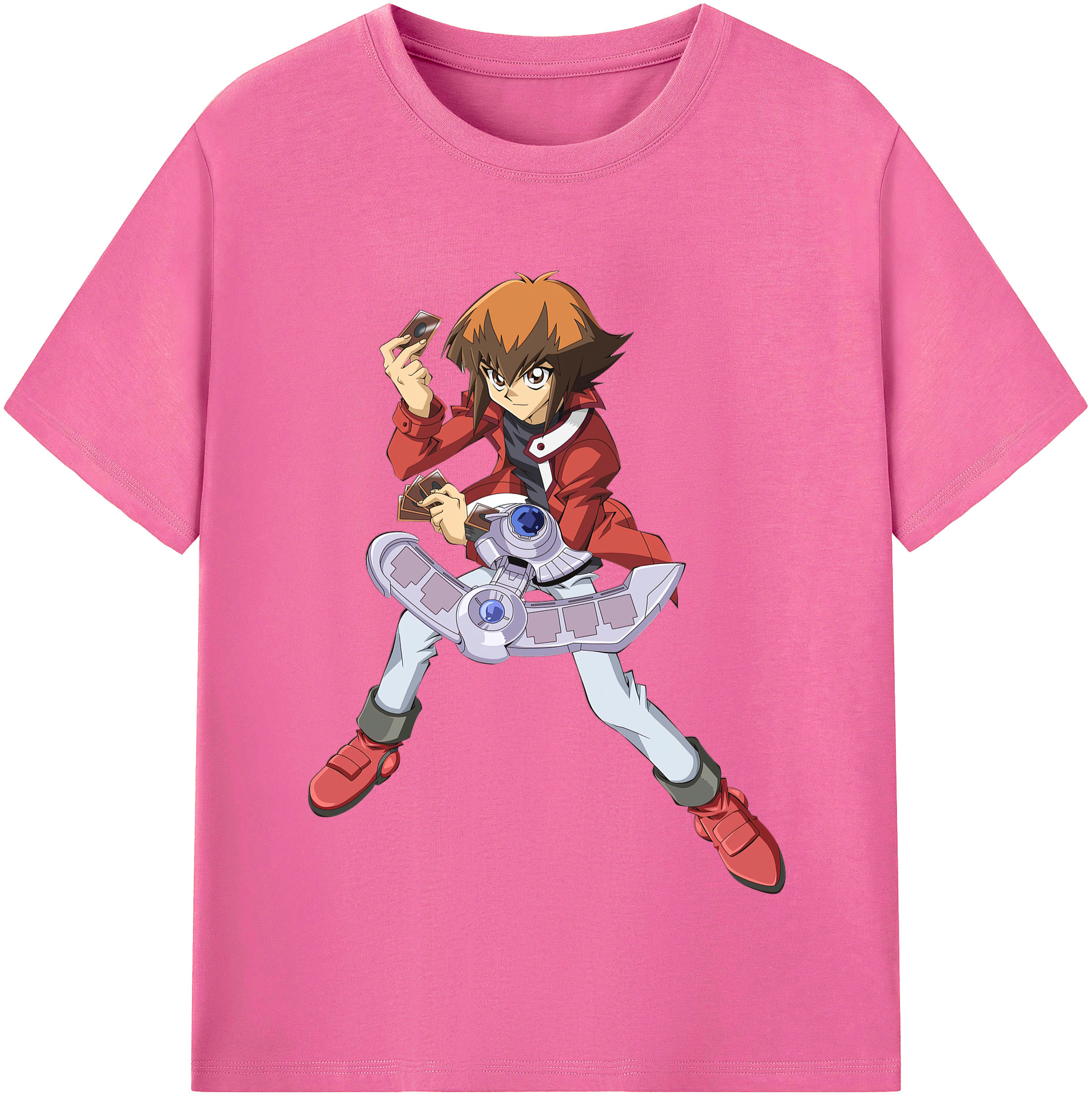 （画像用） 遊☆戯☆王 Yu-Gi-Oh! レディースカジュアルプリントTシャツ（綿100％）